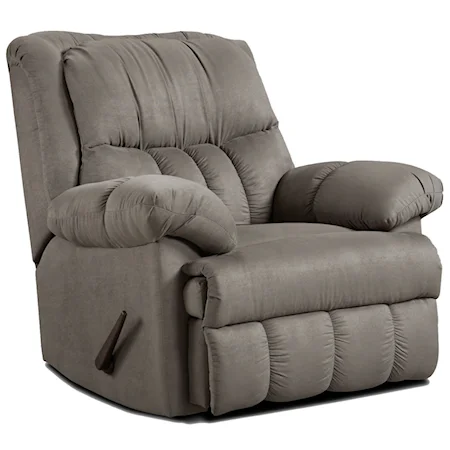 Casual Rocker Recliner for Family Rooms and Living Rooms